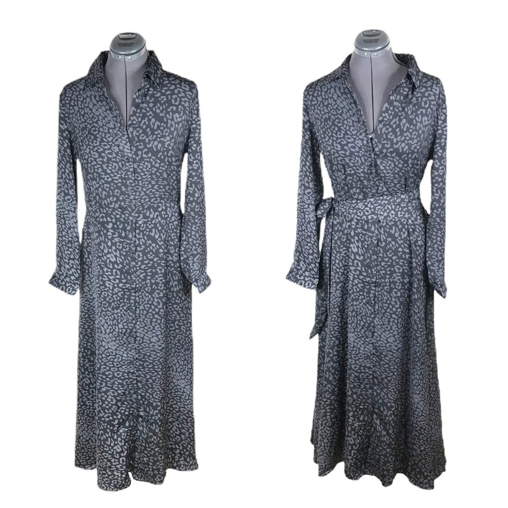 # RB Couture  Maxi Dress Long Sleeve  Sz Med